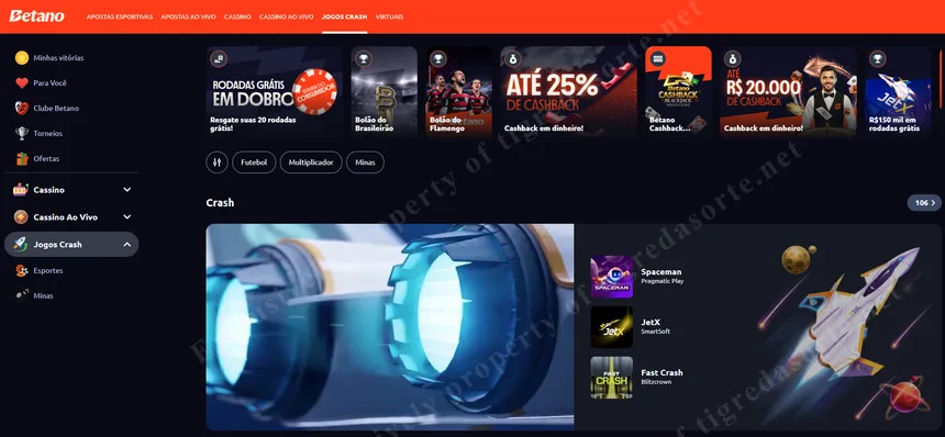 Jogos crash na Betano Brasil — Spaceman, Aviator e Fast Crash